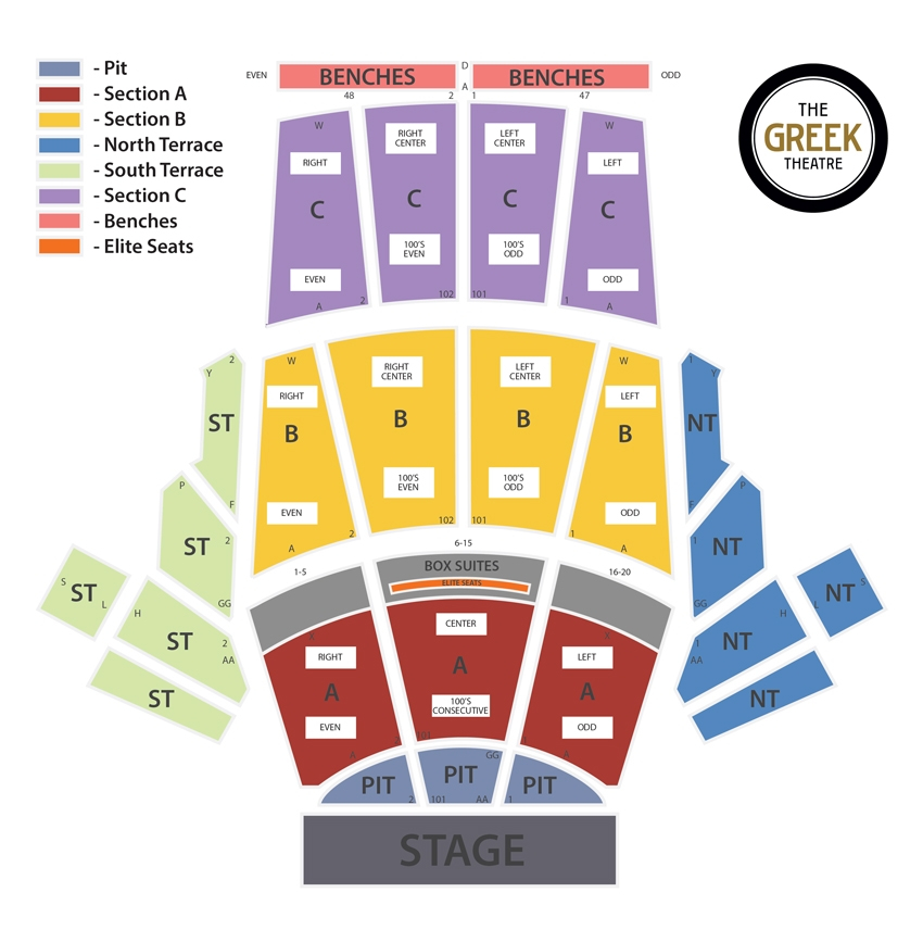8 Images Greek Theater Seating Chart Terrace And Review Alqu Blog