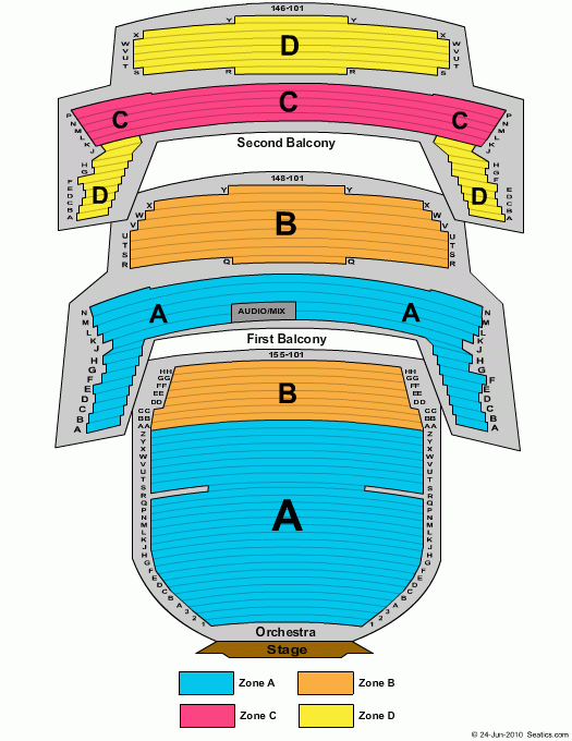 Bass Concert Hall Seating Chart Bass Concert Hall Austin Texas