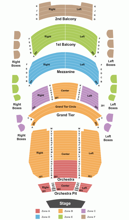 Belk Theater Seating Chart Maps Charlotte