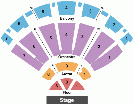 Bellco Theatre Seating Chart And Maps Denver