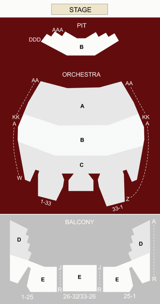 Bob Carr Performing Arts Centre Orlando FL Seating Chart Stage 