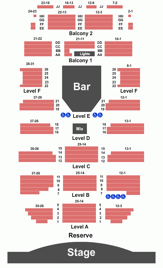 Boulder Theater Seating Chart Maps Boulder