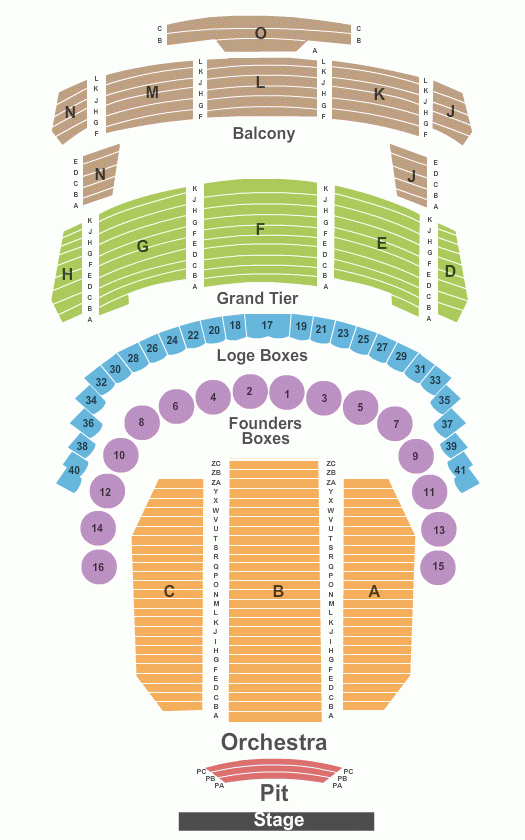 Brown Theater At Wortham Center Seating Chart Houston