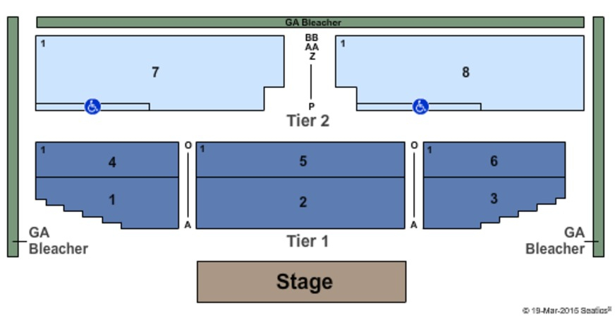 Cactus Petes Outdoor Amphitheater Tickets In Jackpot Nevada Seating 