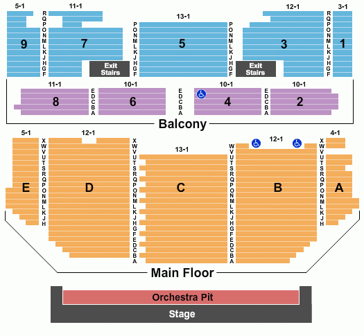 Canton Palace Theater Seating Chart Maps Canton