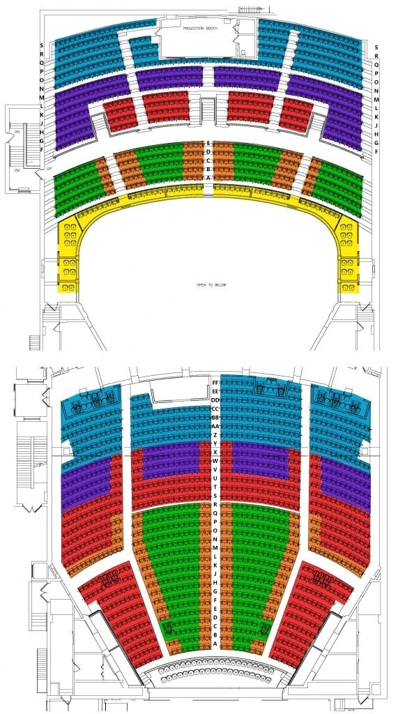 Capitol Theatre Seating Plan