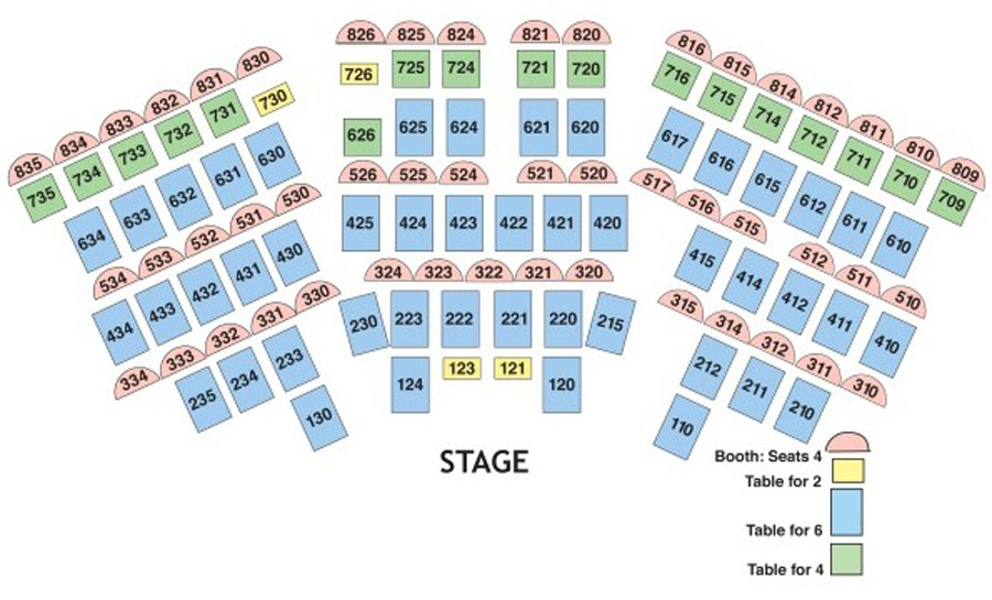 New Dinner Theater Seating Chart Theater Seating Chart