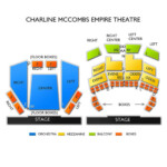 Charline McCombs Empire Theatre Seating Chart Vivid Seats
