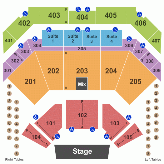 Choctaw Grand Theater Seating Chart Choctaw Grand Theater In Durant