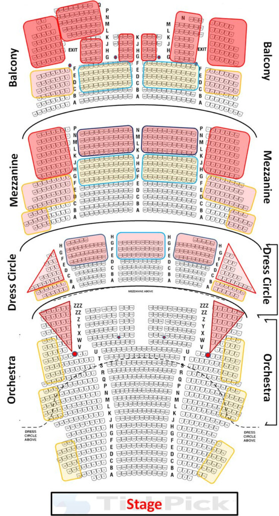 CIBC Theatre Seating Chart Hamilton Seat Views TickPick Theater 