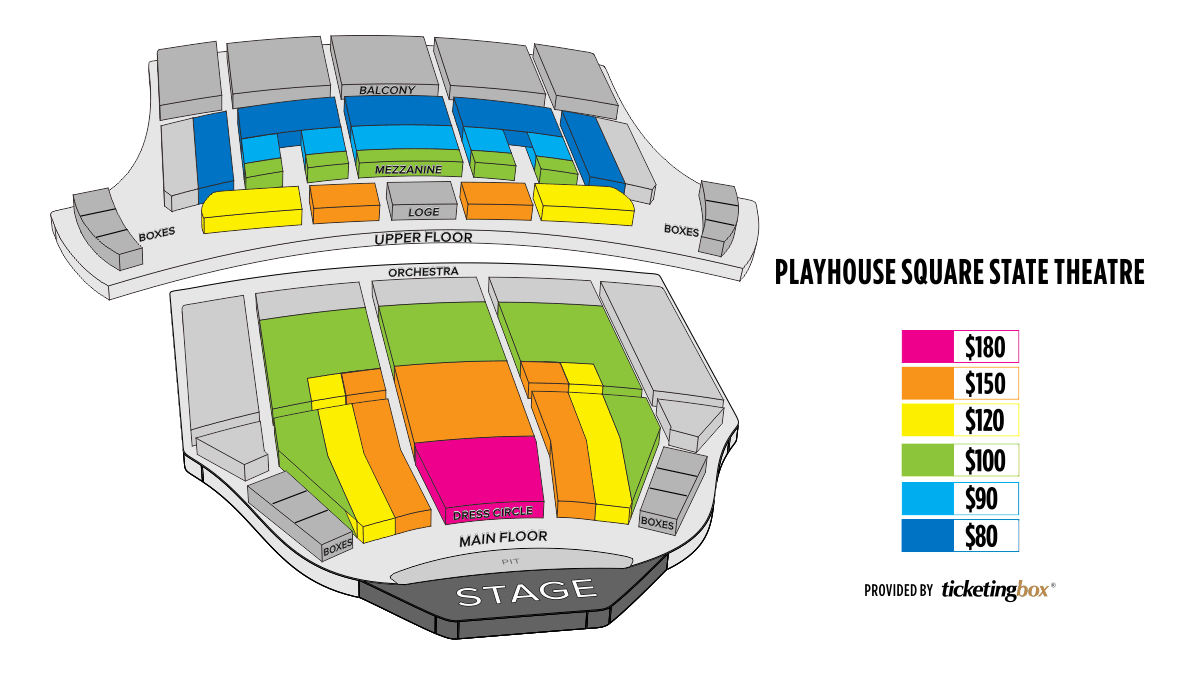 Cleveland The State Theatre At Playhouse Square Seating Chart