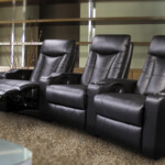 Coaster Pavillion Contemporary Leather Theater Seating Rife s Home