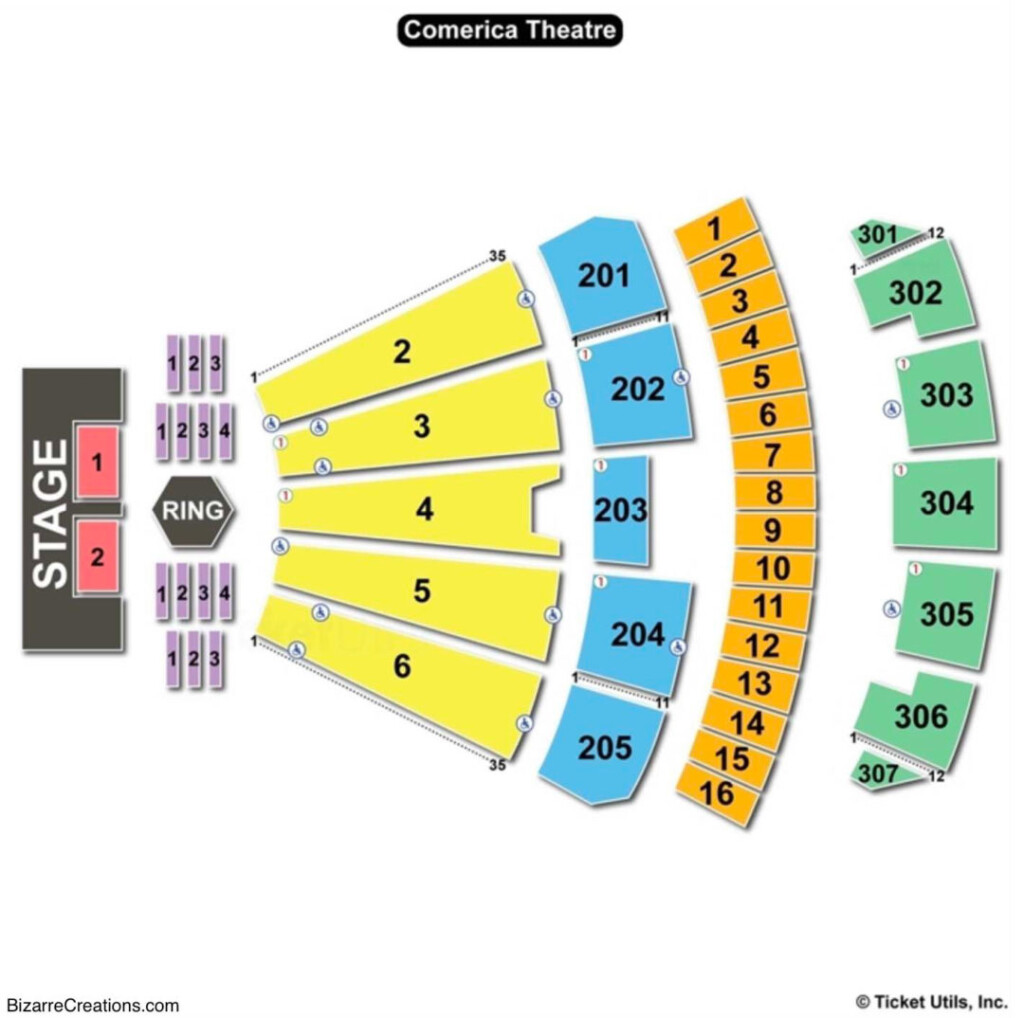 Comerica Theatre Seating Chart Seating Charts Tickets