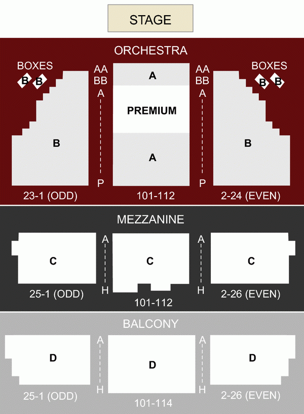 Cort Theater New York NY Seating Chart Stage New York City Theater