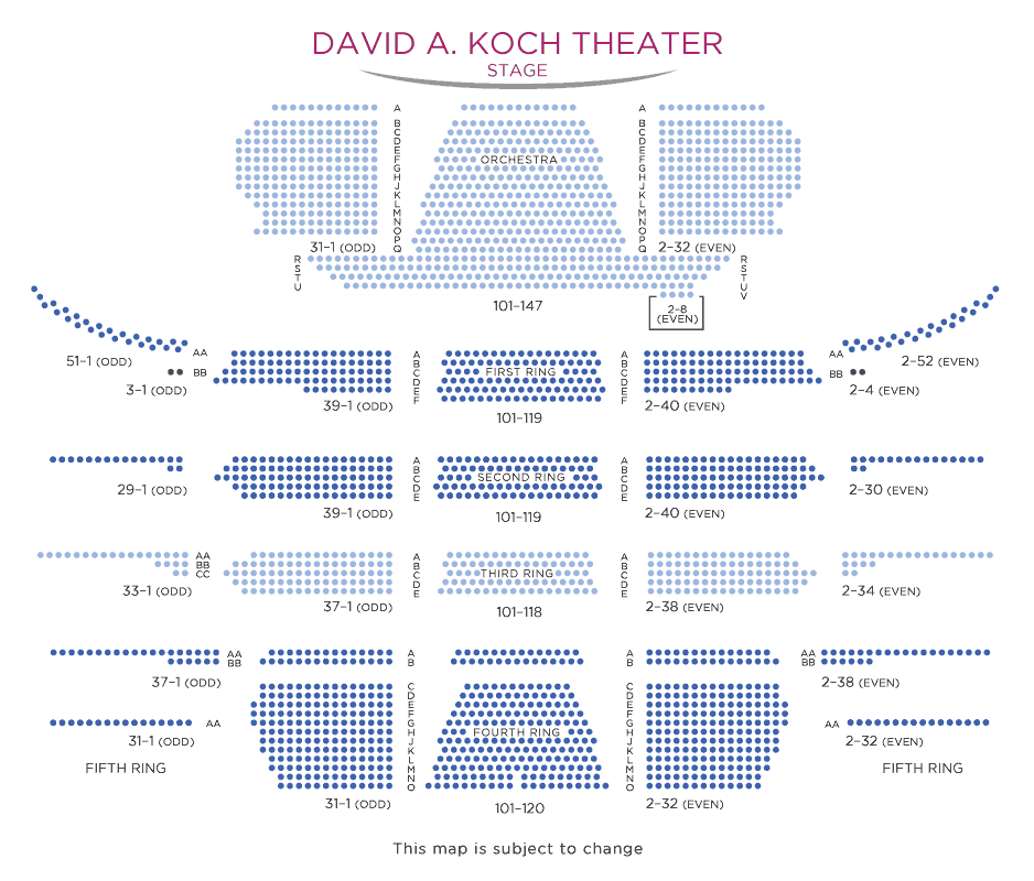 David H Koch Theater Ballet Tickets NYC Events 2021