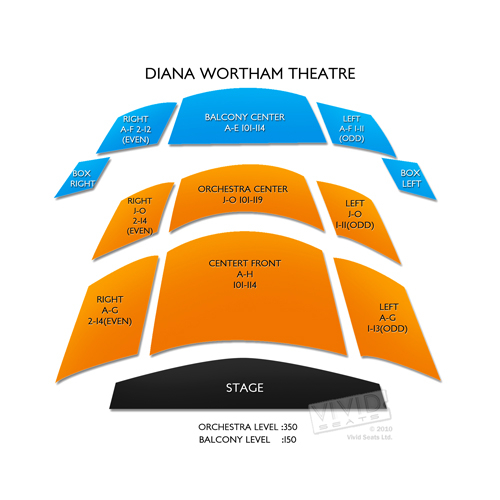 Diana Wortham Theater Seating Chart Theater Seating Chart