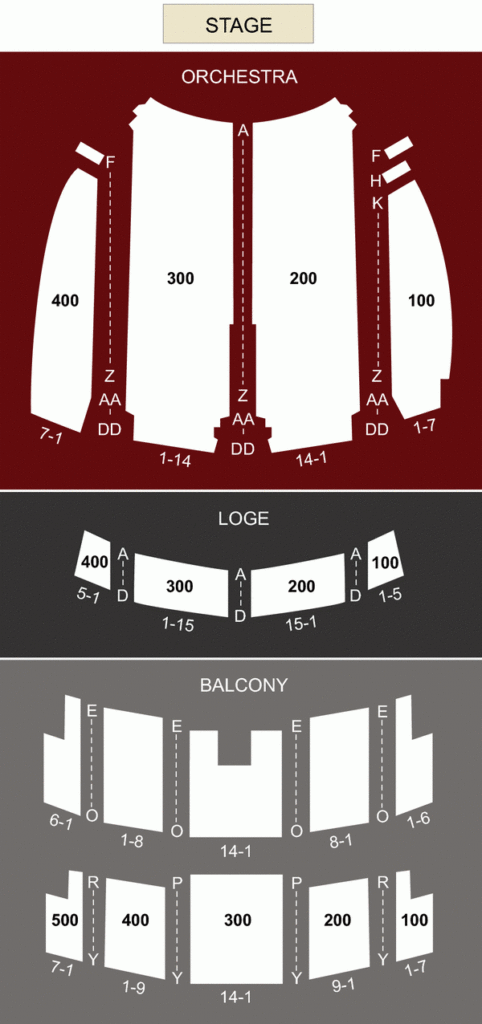 Florida Theatre Jacksonville FL Seating Chart Stage 