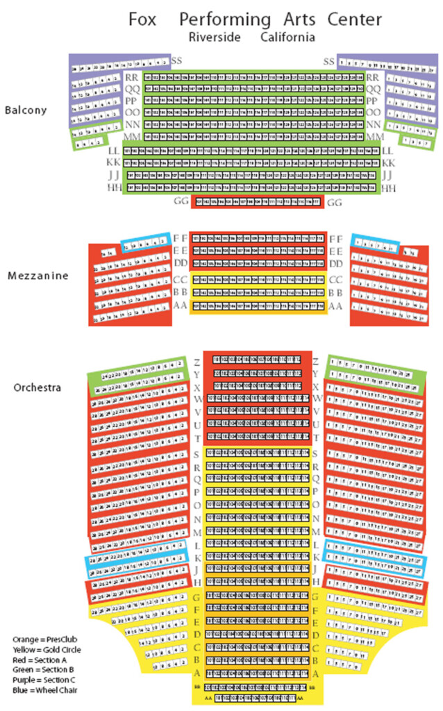 Fox Theater In St Louis Seating Chart Semashow