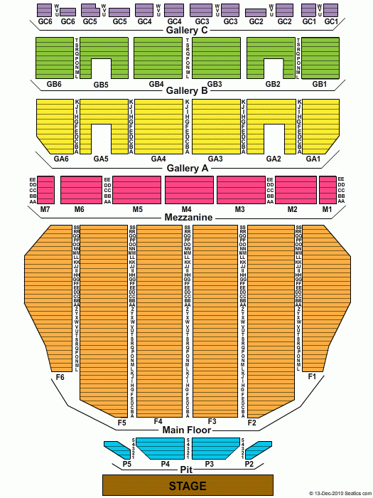 Fox Theatre Detroit Seating Chart Fox Theatre Detroit