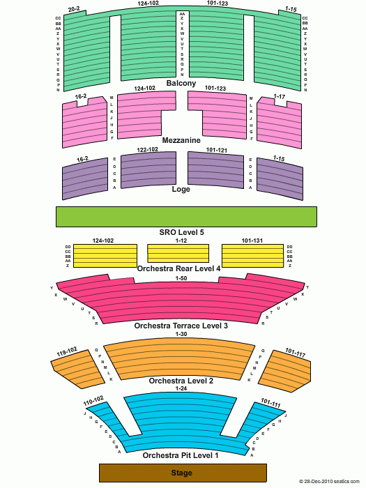 Fox Theatre Oakland Seating Chart Fox Theater Oakland