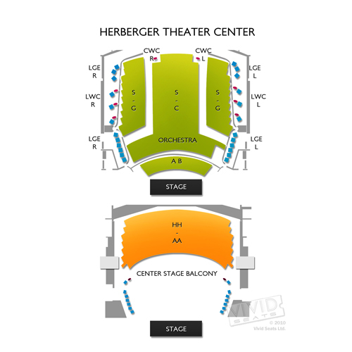 Herberger Theater Center Seating Chart Vivid Seats