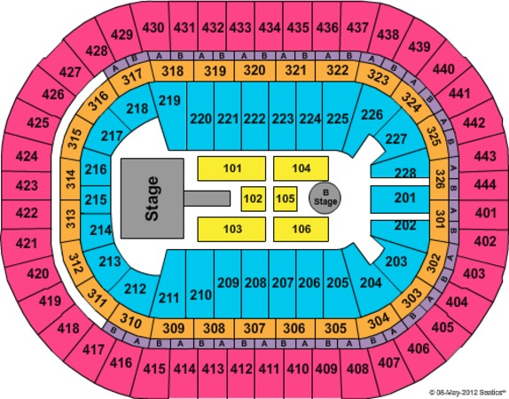 Honda Center Tickets In Anaheim California Honda Center Seating Charts 