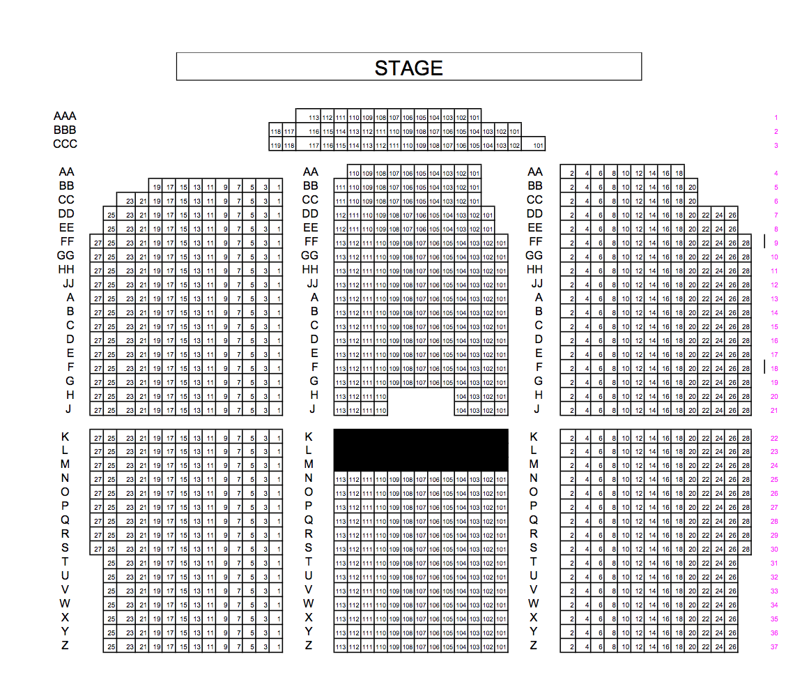 Image Result For Keswick Theater Seating Chart Seating Charts