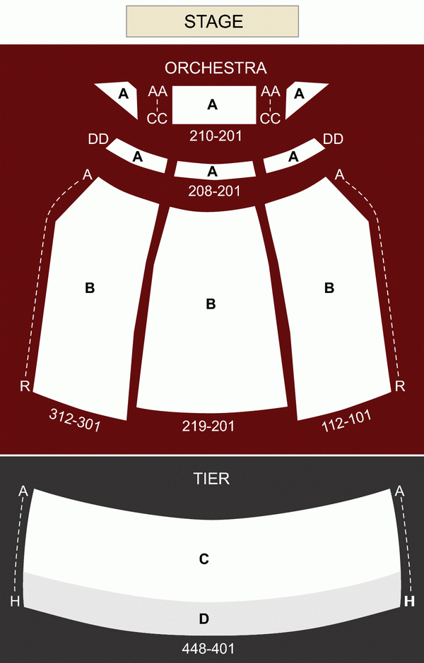 James Polk Theater Seating Chart Theater Seating Chart