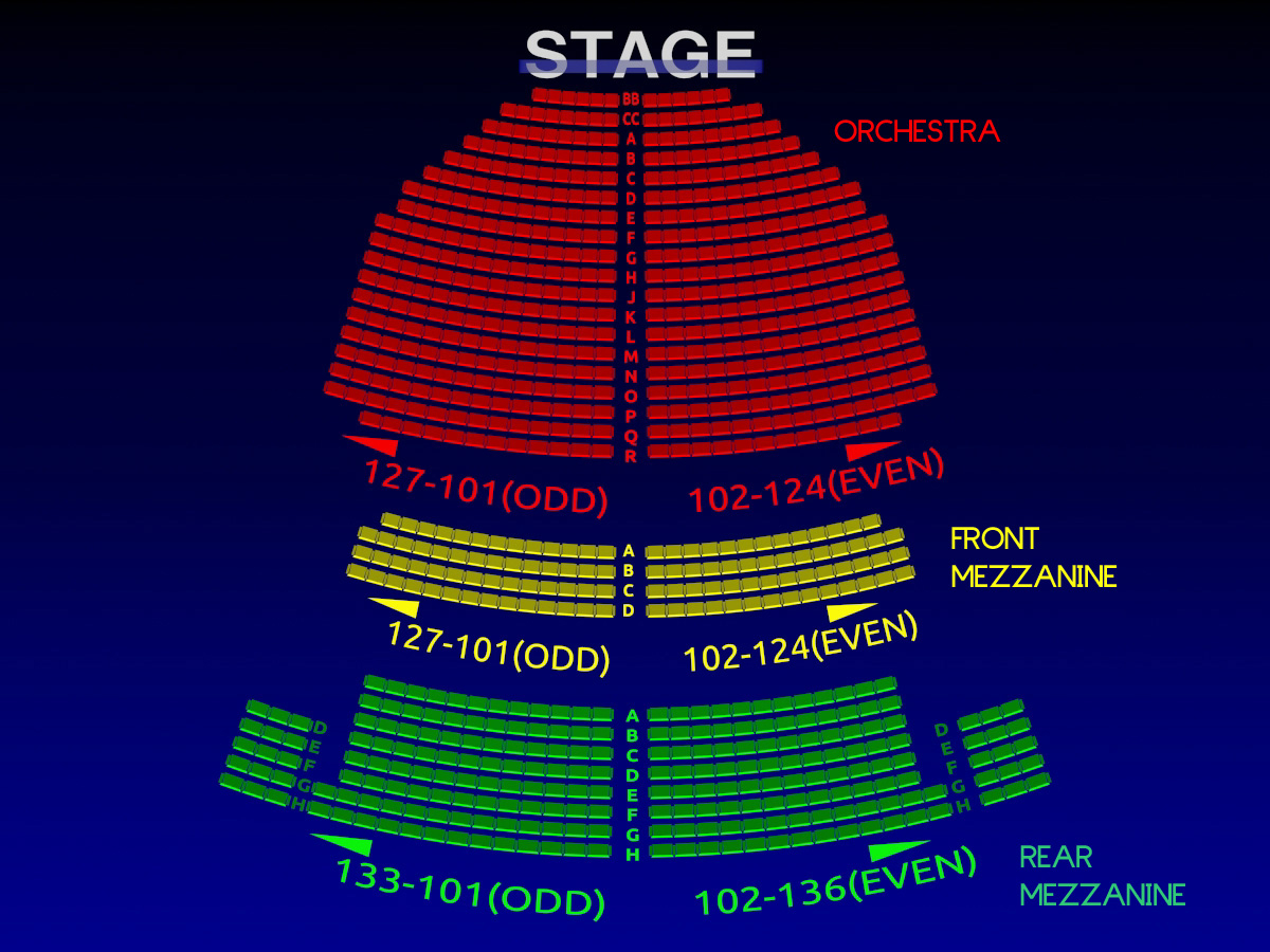 John Golden Theatre 3 D Broadway Seating Chart History Broadway Scene