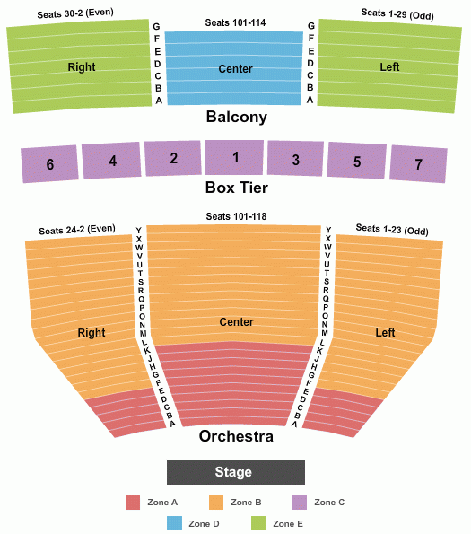 Kennedy Center Eisenhower Theater Seating Washington