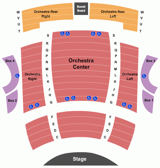 Kennedy Center Terrace Theater Seating Chart Washington