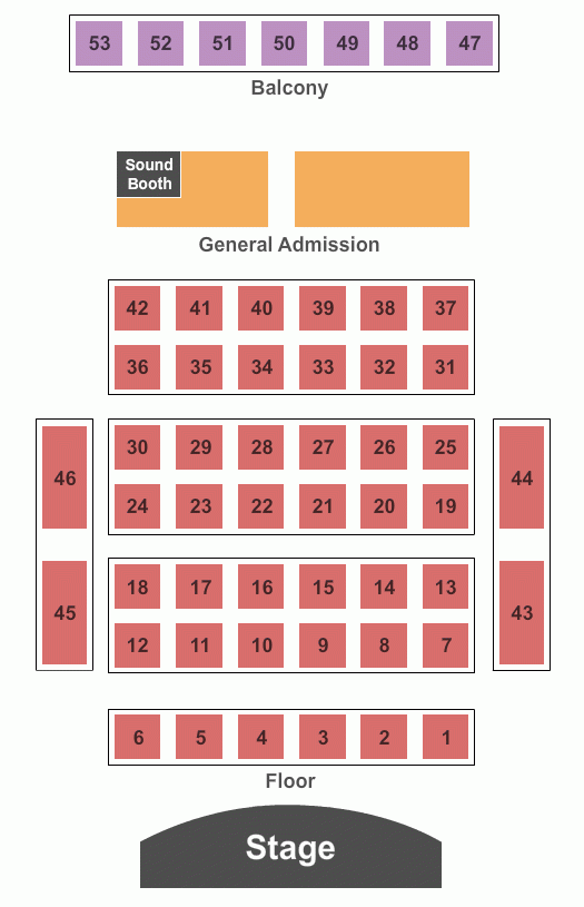 Key West Theater Seating Chart Maps Key West