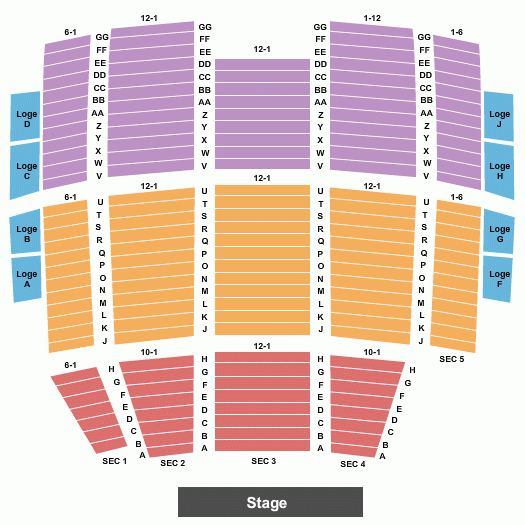 Lorain Palace Theatre Seating Chart Maps Lorain