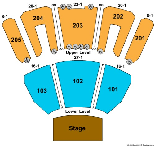 Luxor Theater Seating Chart - Theater Seating Chart