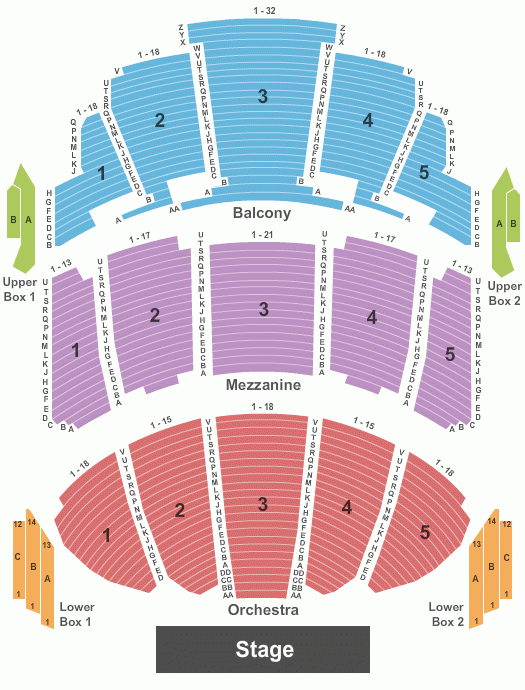 Miller High Life Theatre Seating Chart Milwaukee