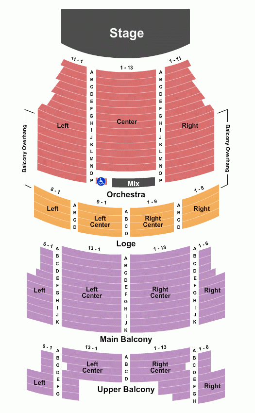 Missouri Theatre Saint Joseph Tickets Seating Chart ETC