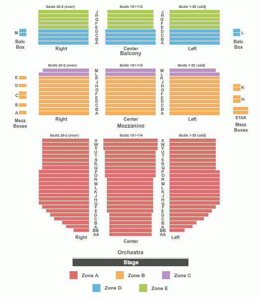 National Theatre Seating Chart Maps Washington