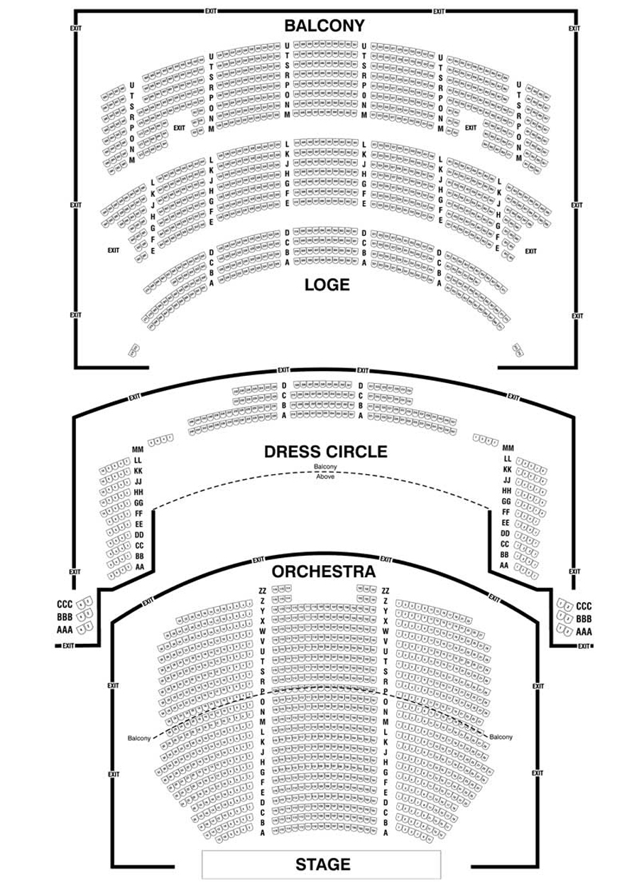 Nederlander Theatre Seating Chart Theatre In Chicago