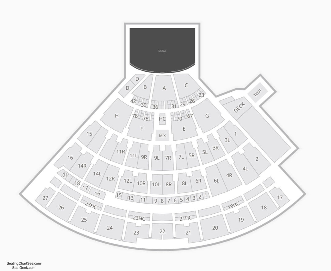 Northwell Health At Jones Beach Theater Seating Chart Seating Charts