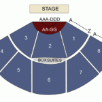 Pacific Amphitheatre Costa Mesa CA Seating Chart Stage Costa