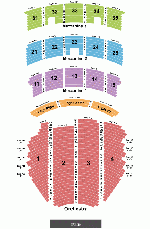 Paramount Theater Seattle Seating Chart Balcony Two Birds Home