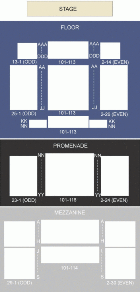 Playstation Theater New York NY Seating Chart Stage New York 