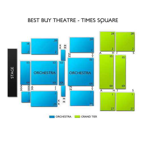 PlayStation Theater Seating Chart Vivid Seats