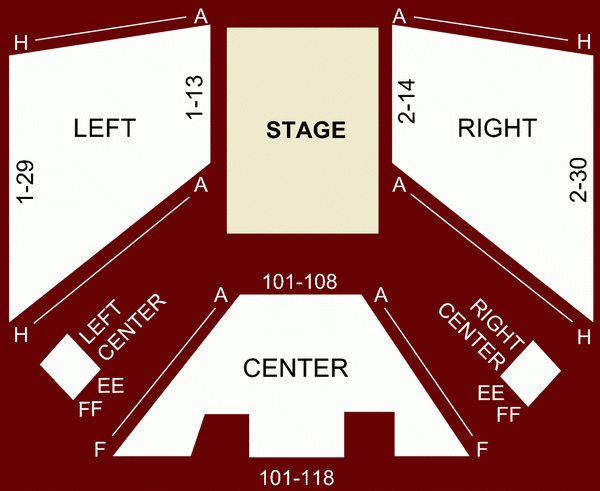 Public Theater New York NY Seating Chart Stage New York City