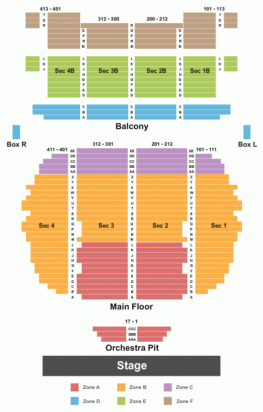 Rialto Square Theatre Seating Chart Maps Joliet