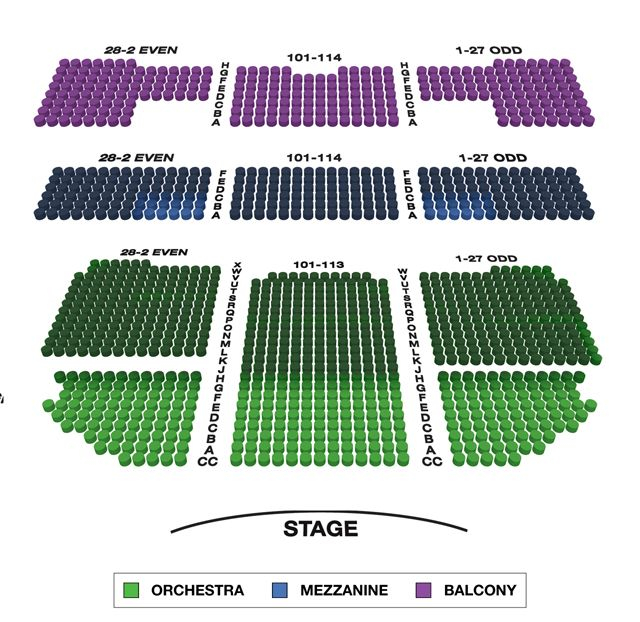 Richard Rodgers Theatre Broadway Seating Charts BroadwayWorld 