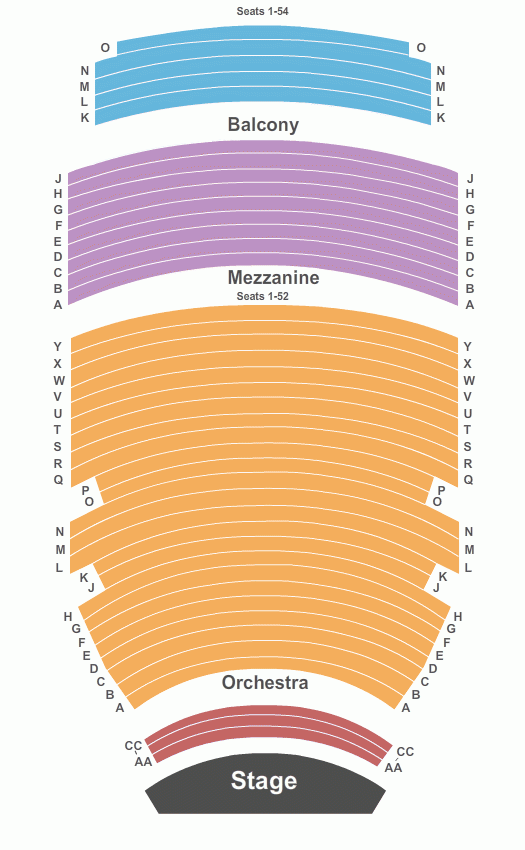 River Center Theatre Seating Chart Maps Baton Rouge