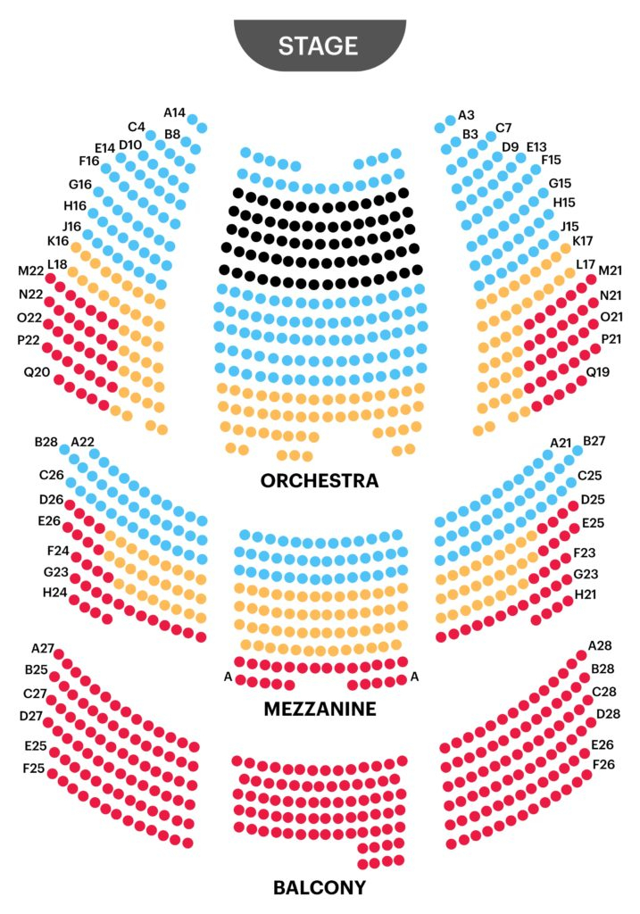 Astor Theater Seating Chart Theater Seating Chart