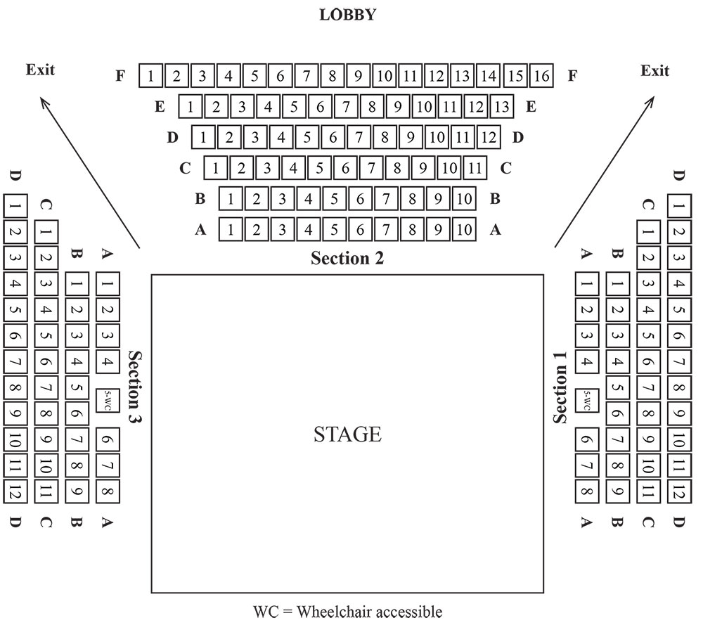Act Theater Seattle Seating Chart Theater Seating Chart