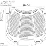 Seating Chart Of Virginia G Piper Theater Arquitetonico Urbanismo